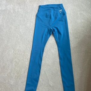 Gymshark Training Leggings, size XS, coastal blue